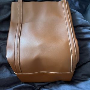 Brown leather Henny & Lev satchel bag